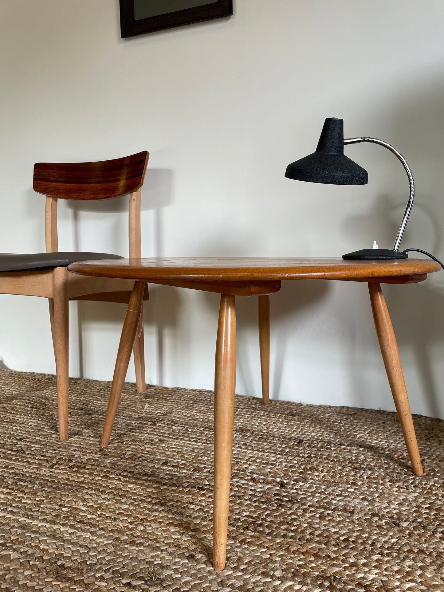 1960s Circular Ercol Occasional Table