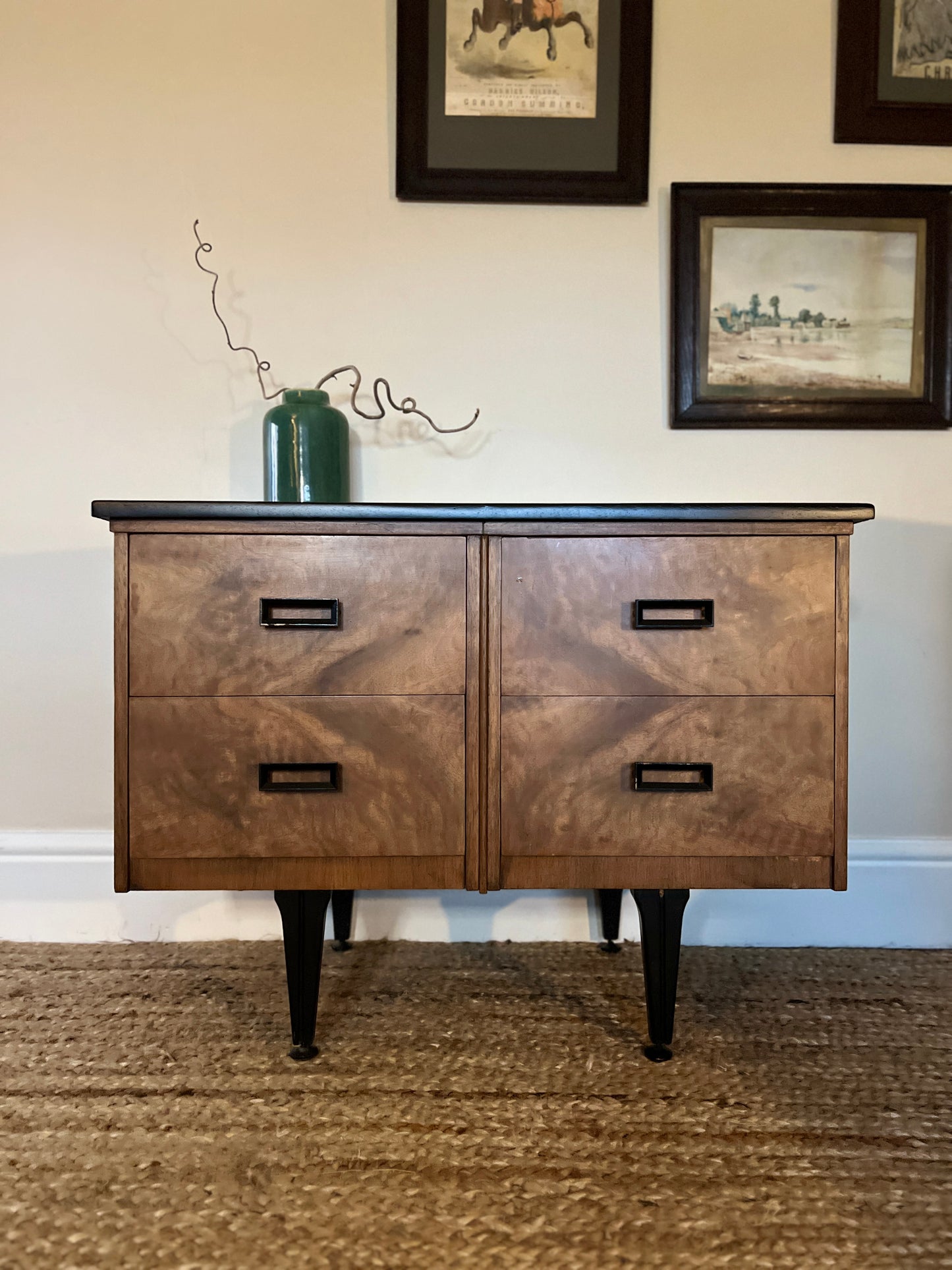 1940s Compact Vintage Chest of Drawers