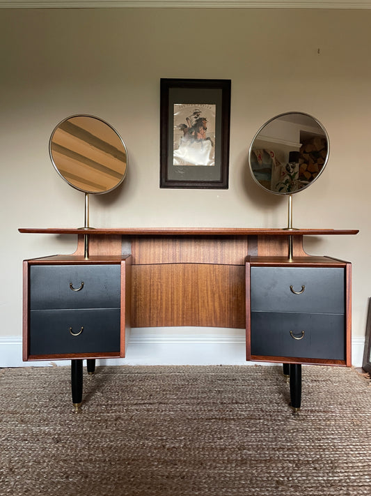 1950s G Plan E Gomme Bowed Dressing Table