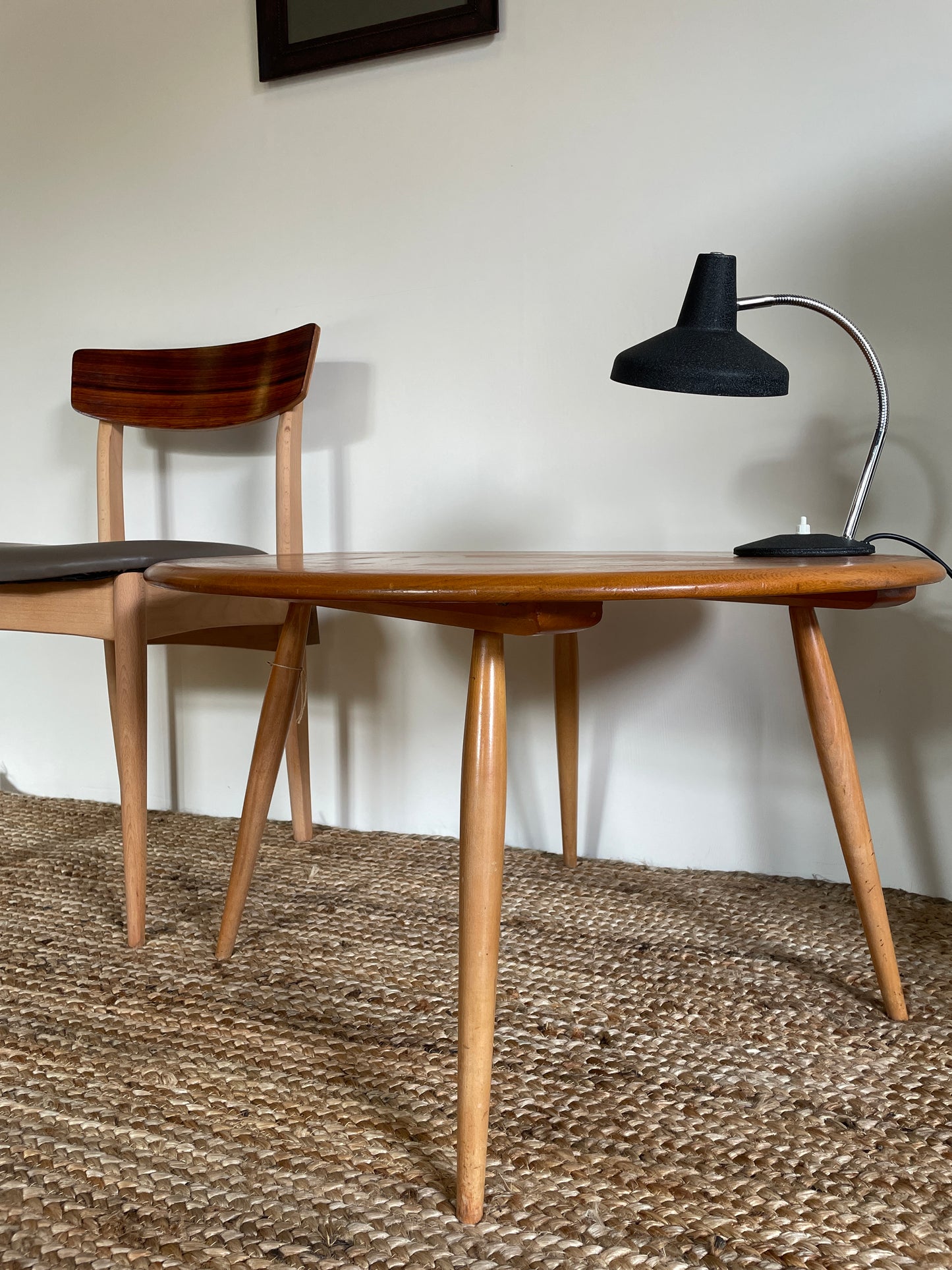 1960s Circular Ercol Occasional Table