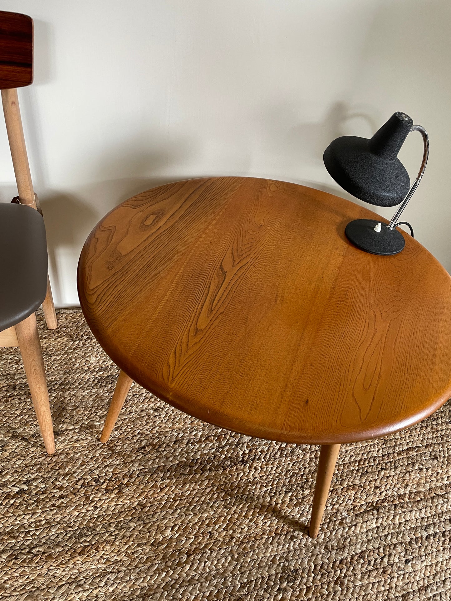 1960s Circular Ercol Occasional Table