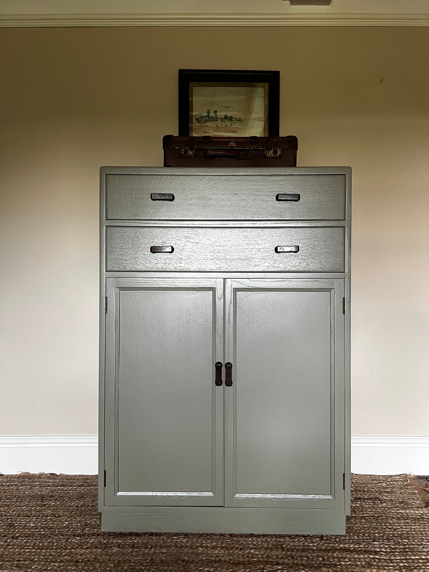 1940s Utility Cupboard in Treron Green