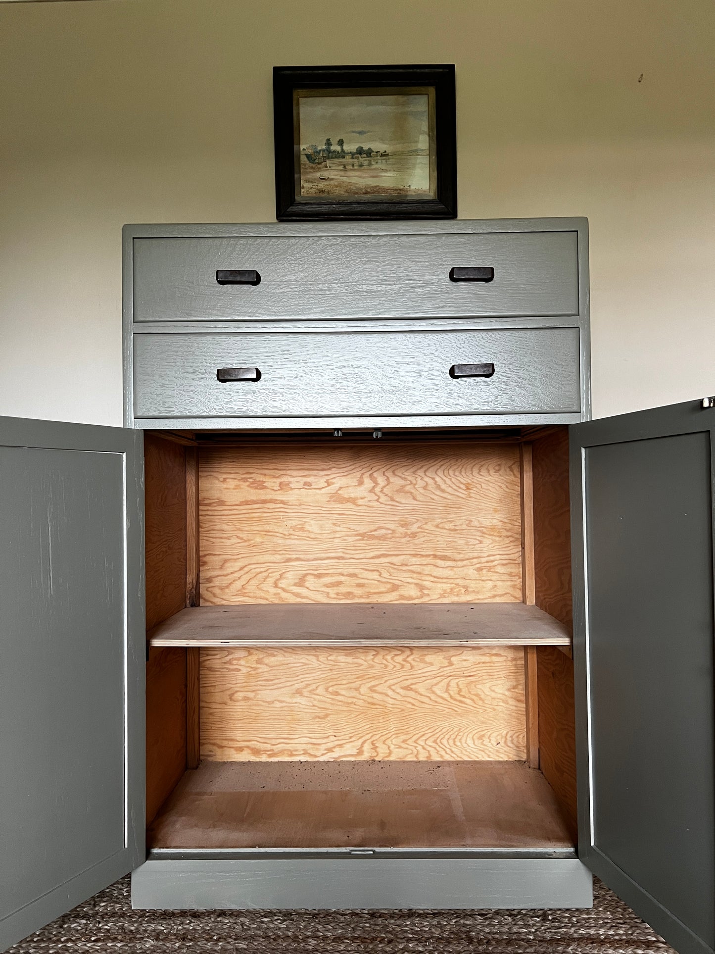 1940s Utility Cupboard in Treron Green