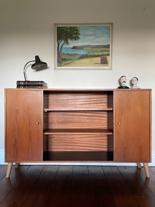 1960s Repurposed Mid Century Display Cabinet