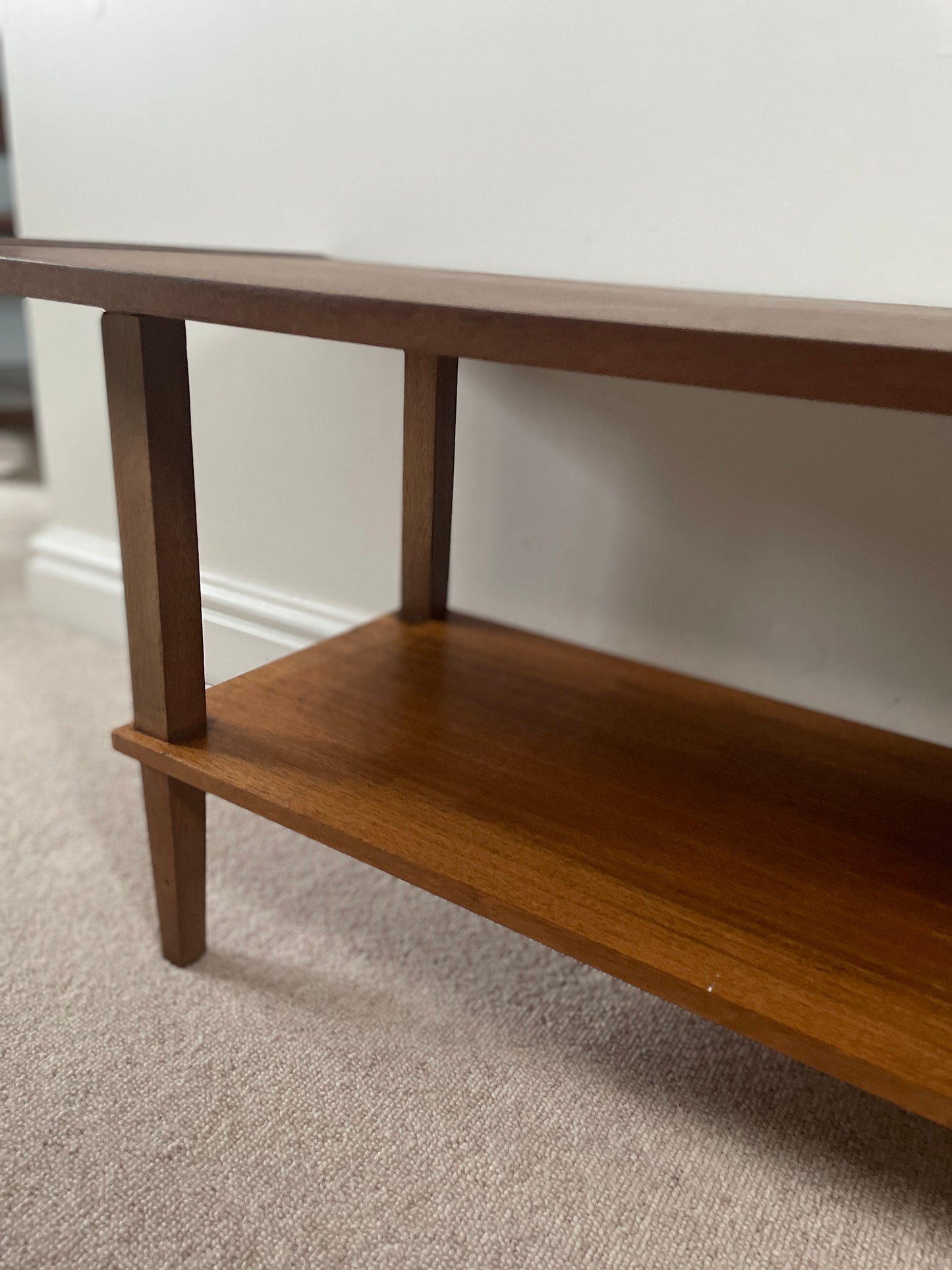 Mid Century Two Tier Coffee Table