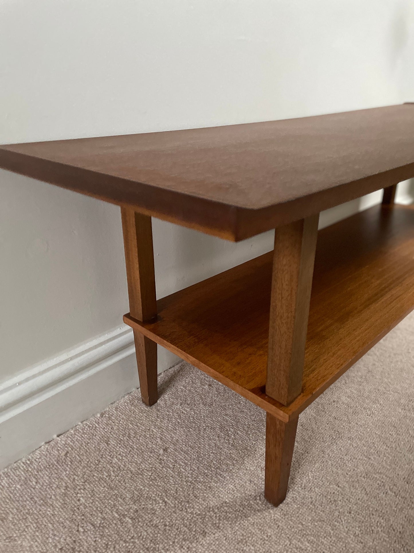 Mid Century Two Tier Coffee Table