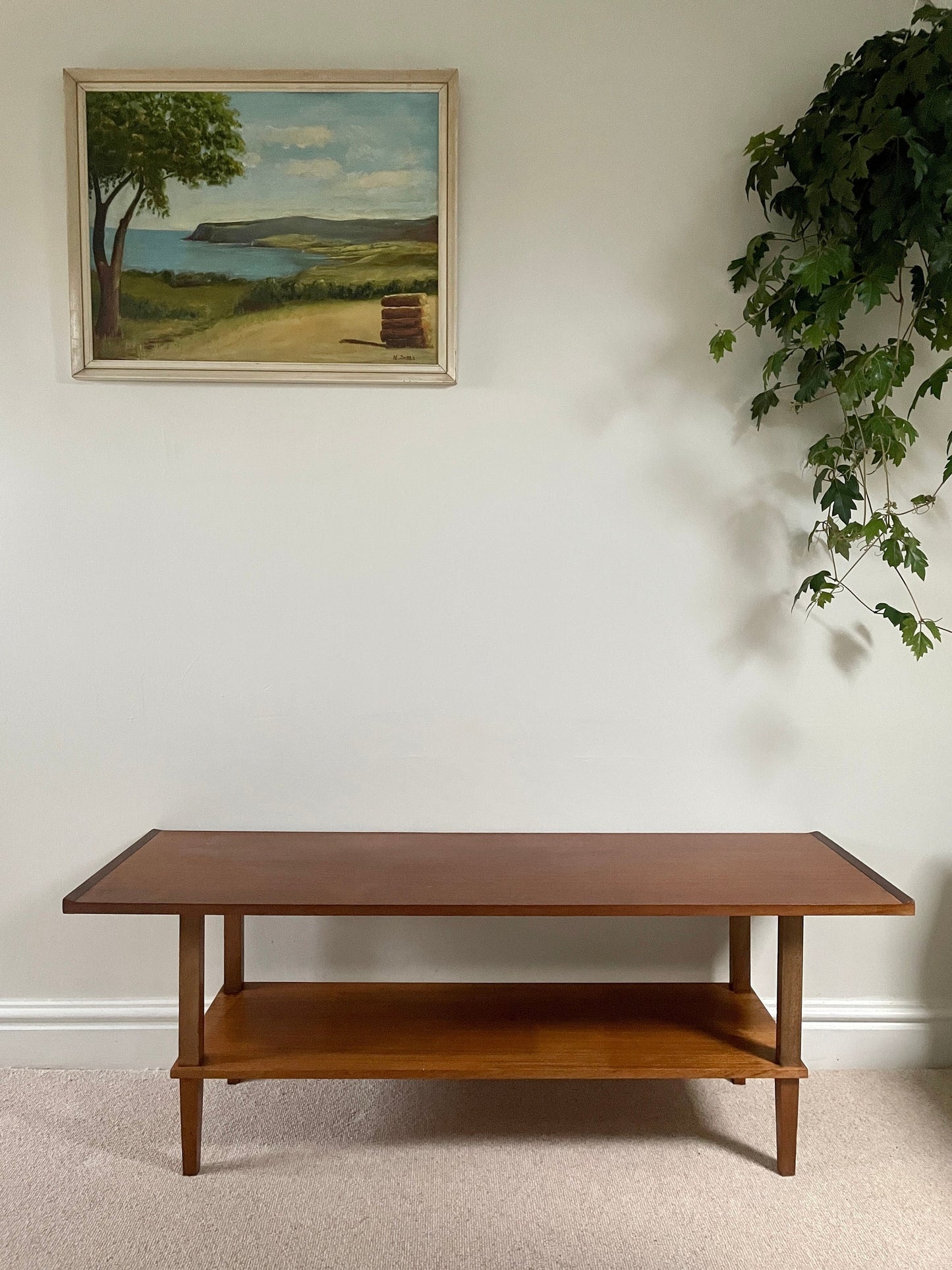 Mid Century Two Tier Coffee Table