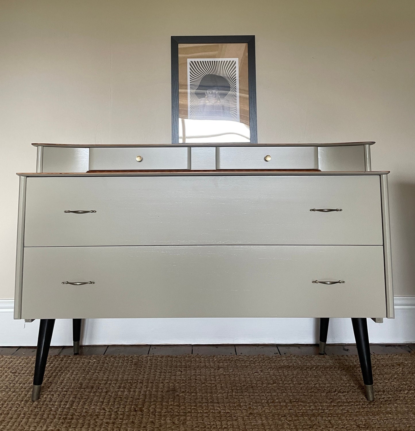 Mid Century Sputnik Chest of Drawers